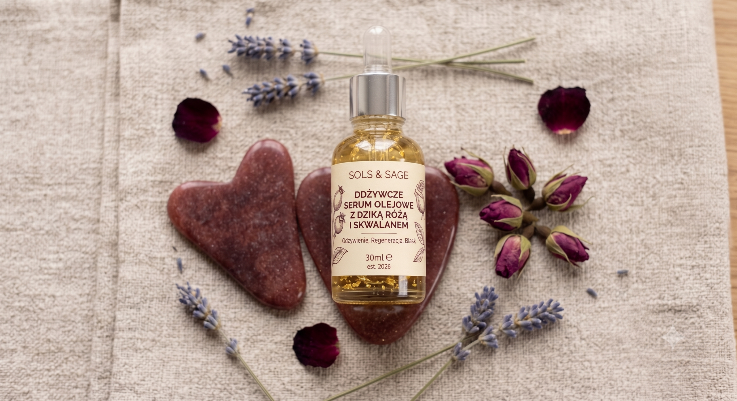 Odżywcze Serum Olejowe z Dziką Różą i Skwalanem - obrazek 2